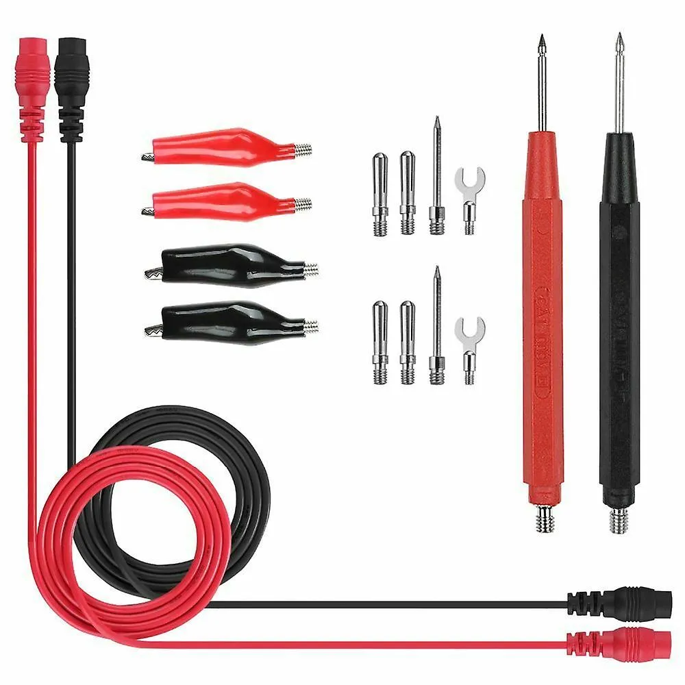 16-in-1 Multifunction Digital Multimeter Test Probe Wire Pen with Different Connectors Kit