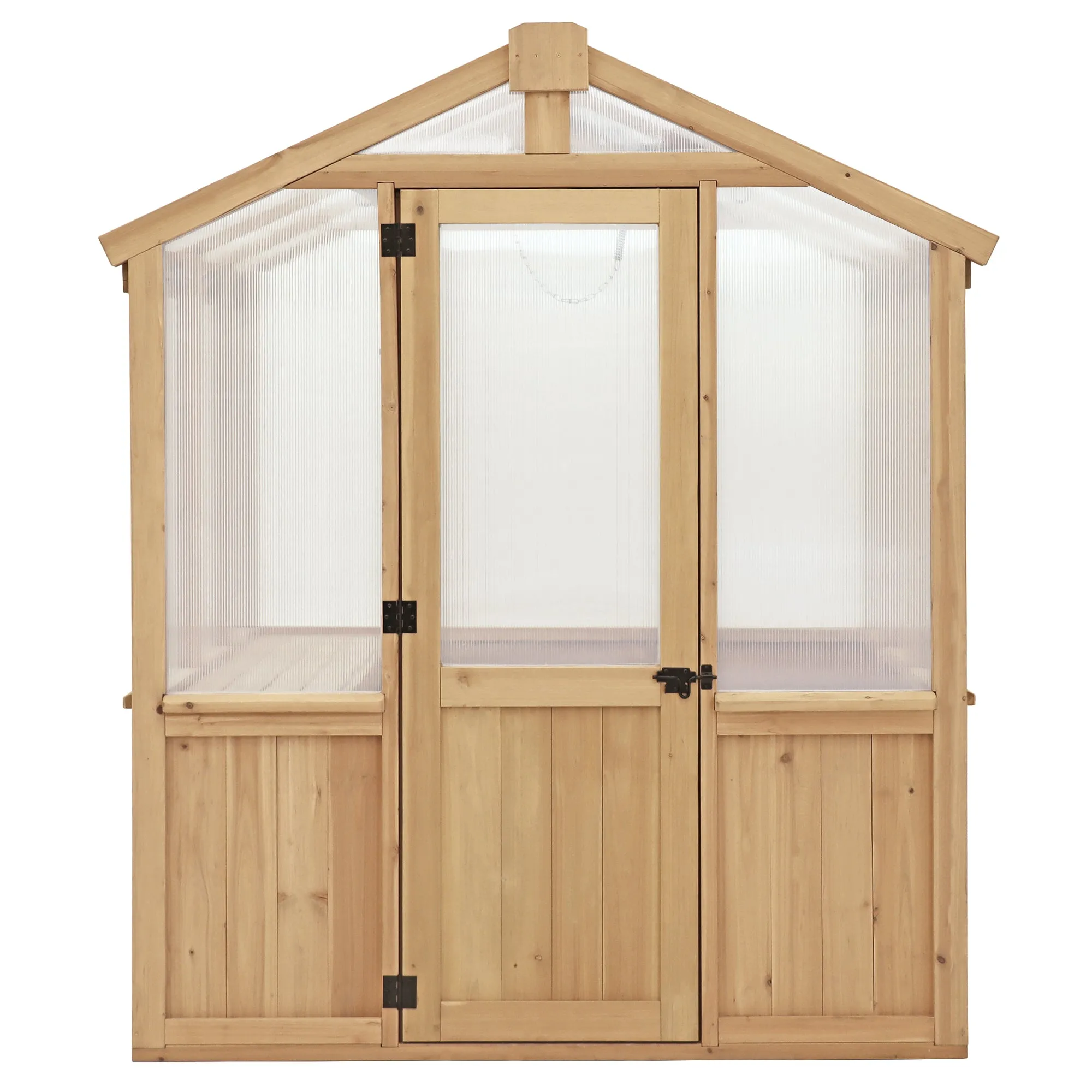 6.7' x 6.0' Meridian Premium Cedar Greenhouse