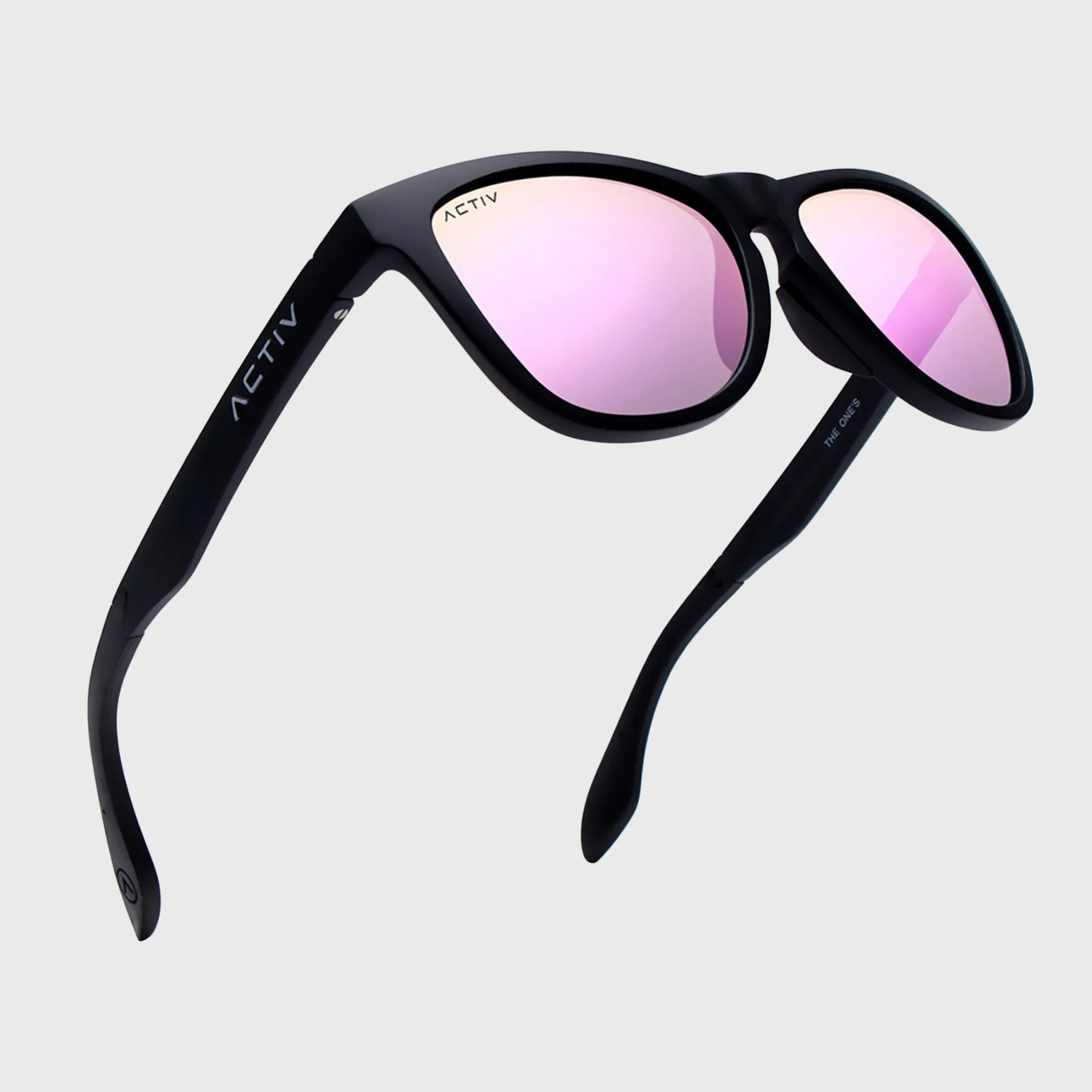 ACTIV - One - Matte Black with Pink Lens