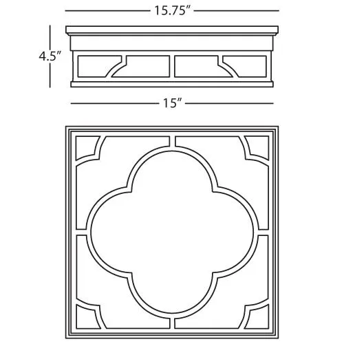 Addison Flush Mount in Various Finishes