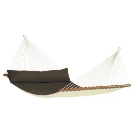 Alabama Quilted Kingsize Spreader Bar Hammock by La Siesta - Arabica