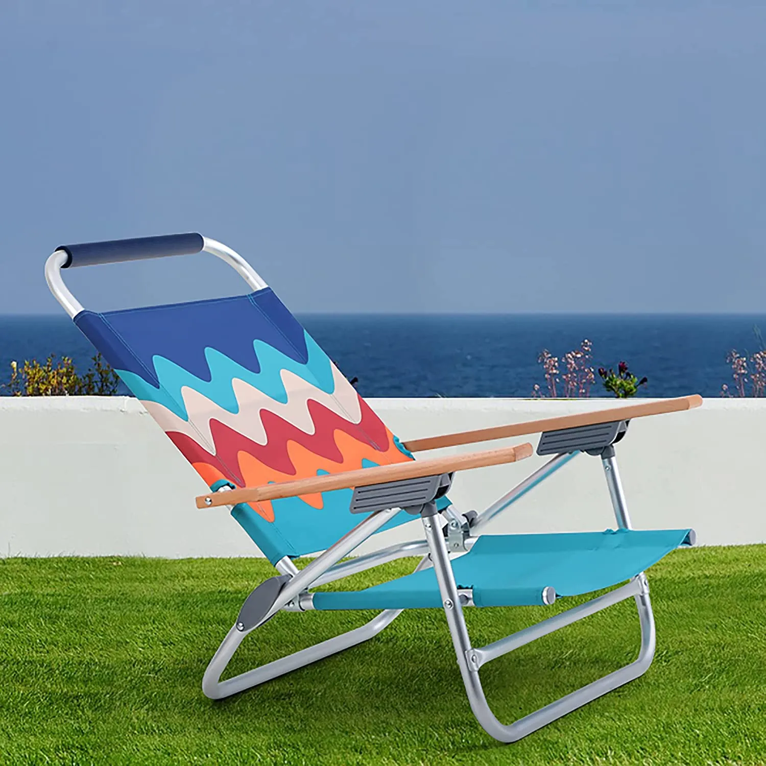 Alpha Camp 2-piece Low Folding Best Beach Chairs