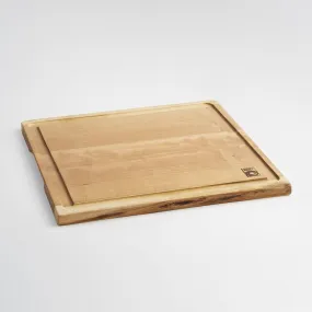 Andrew Pearce Live Edge Medium Cherry Cutting Board with Juice Groove