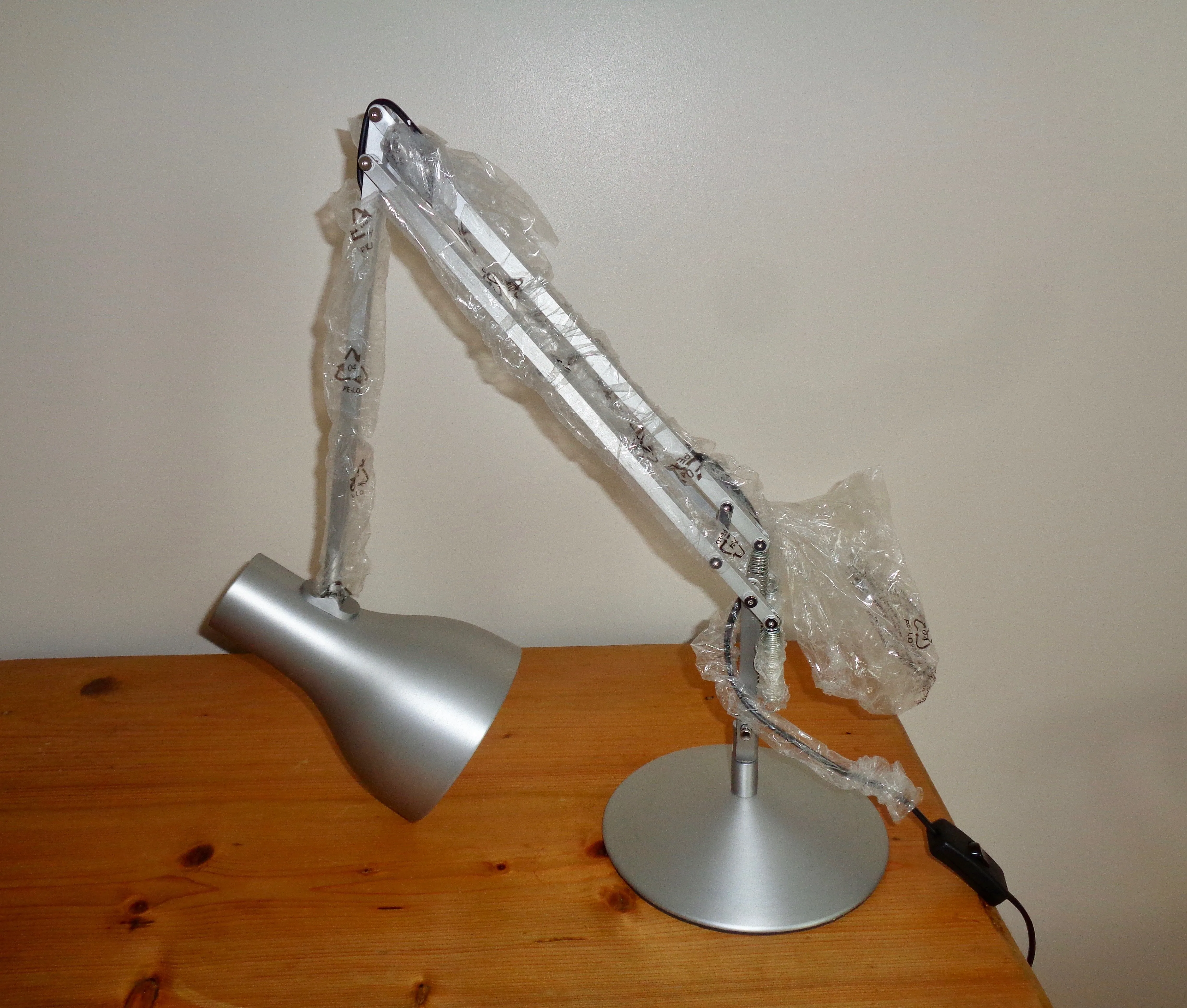 Anglepoise Type 75 Silver Lustre Desk Lamp By Kenneth Grange