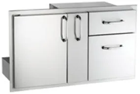 AOG Door with Double Drawer & Platter Storage