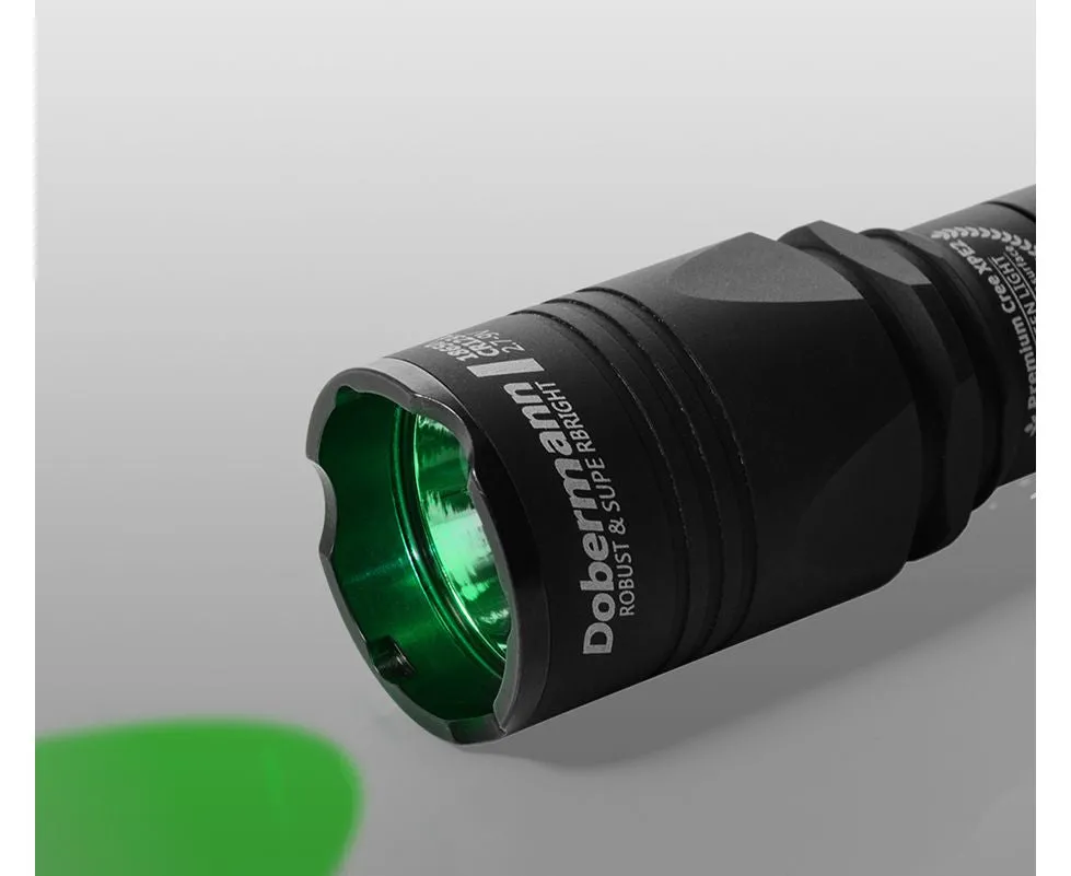 Armytek Dobermann / XP-E2 Green / 200 lm / 5Â°:40Â° / 1x18650 or 2xCR123A