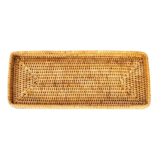 Artifacts Rattan Rectangular Vanity Tray