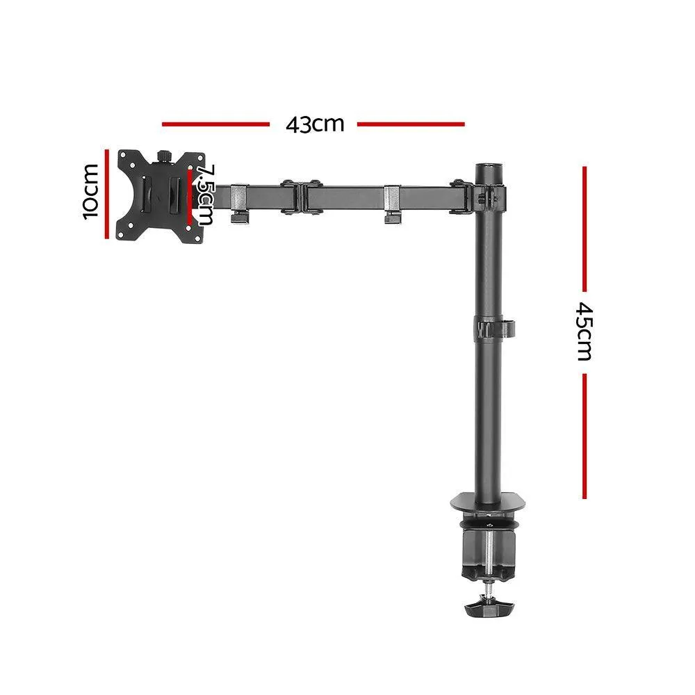 Artiss Monitor Arm Mount Dual 32'' Black