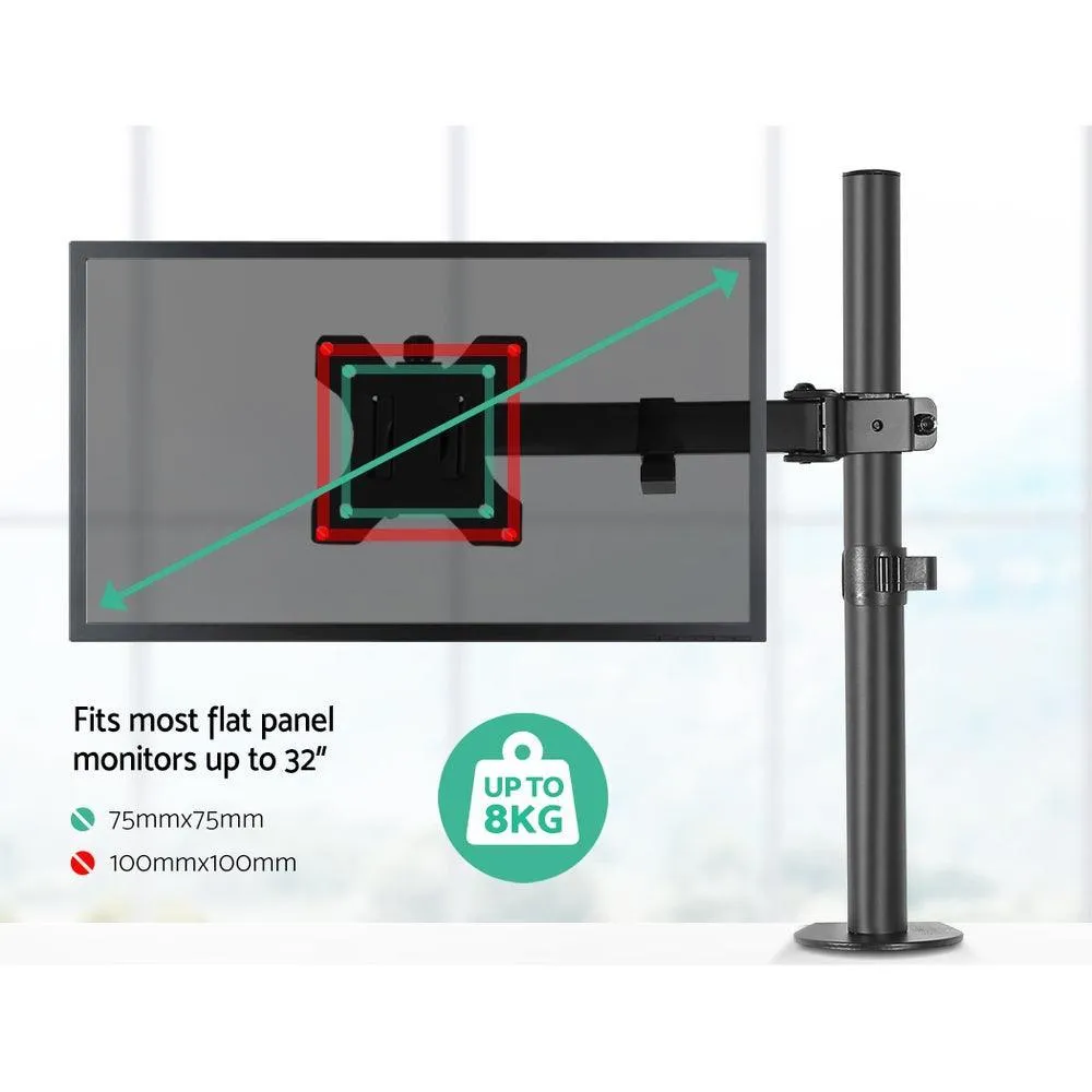 Artiss Monitor Arm Mount Dual 32'' Black