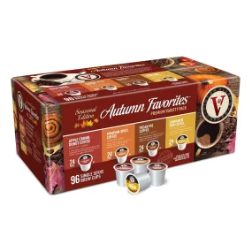 Autumn Favorites, Variety Pack for K-Cup Keurig 2.0 Brewers, 96 Count, Single Serve Coffee Pods