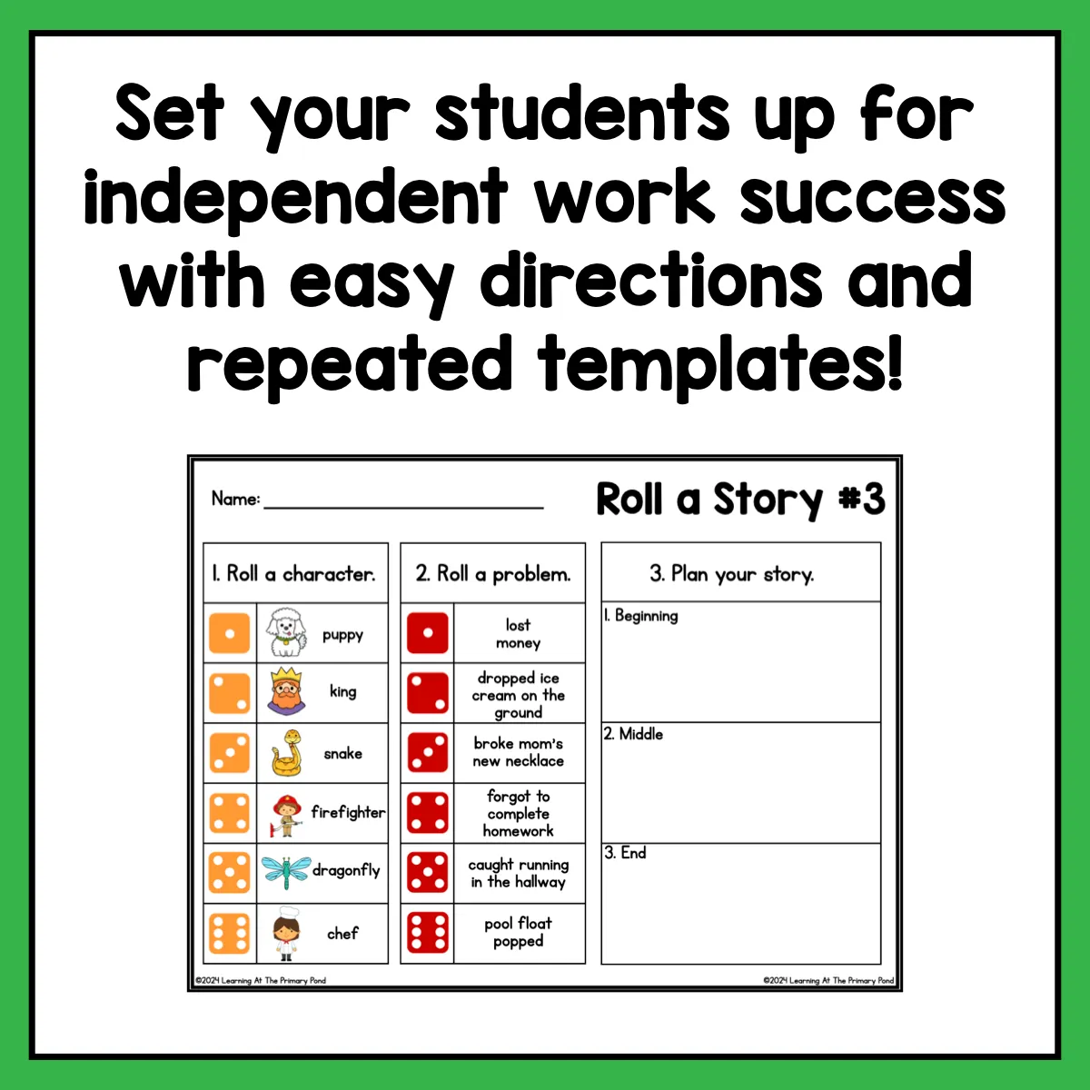 Back to School Literacy Centers for 2nd Grade | Simple, No-Prep