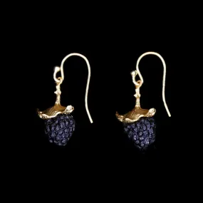 Blackberry Earrings - Dangle Wire