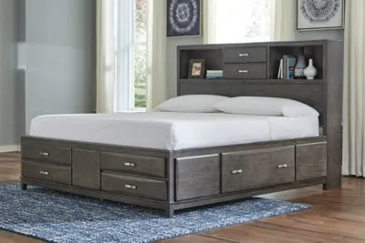 Caitbrook King Storage Bed With 8 Drawers