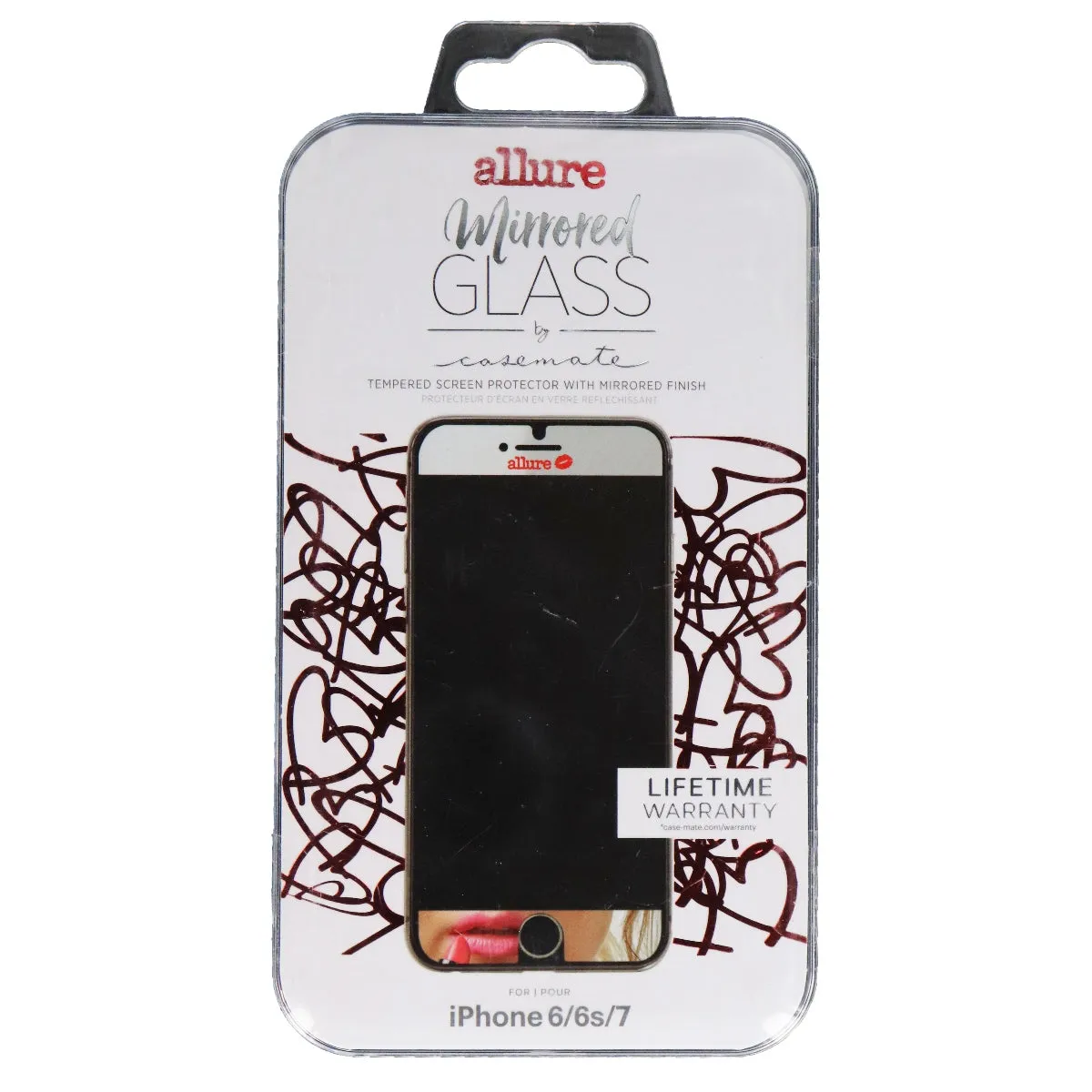 Case-Mate Allure Mirrored Tempered Glass for iPhone 7 and iPhone 6s - Mirrored