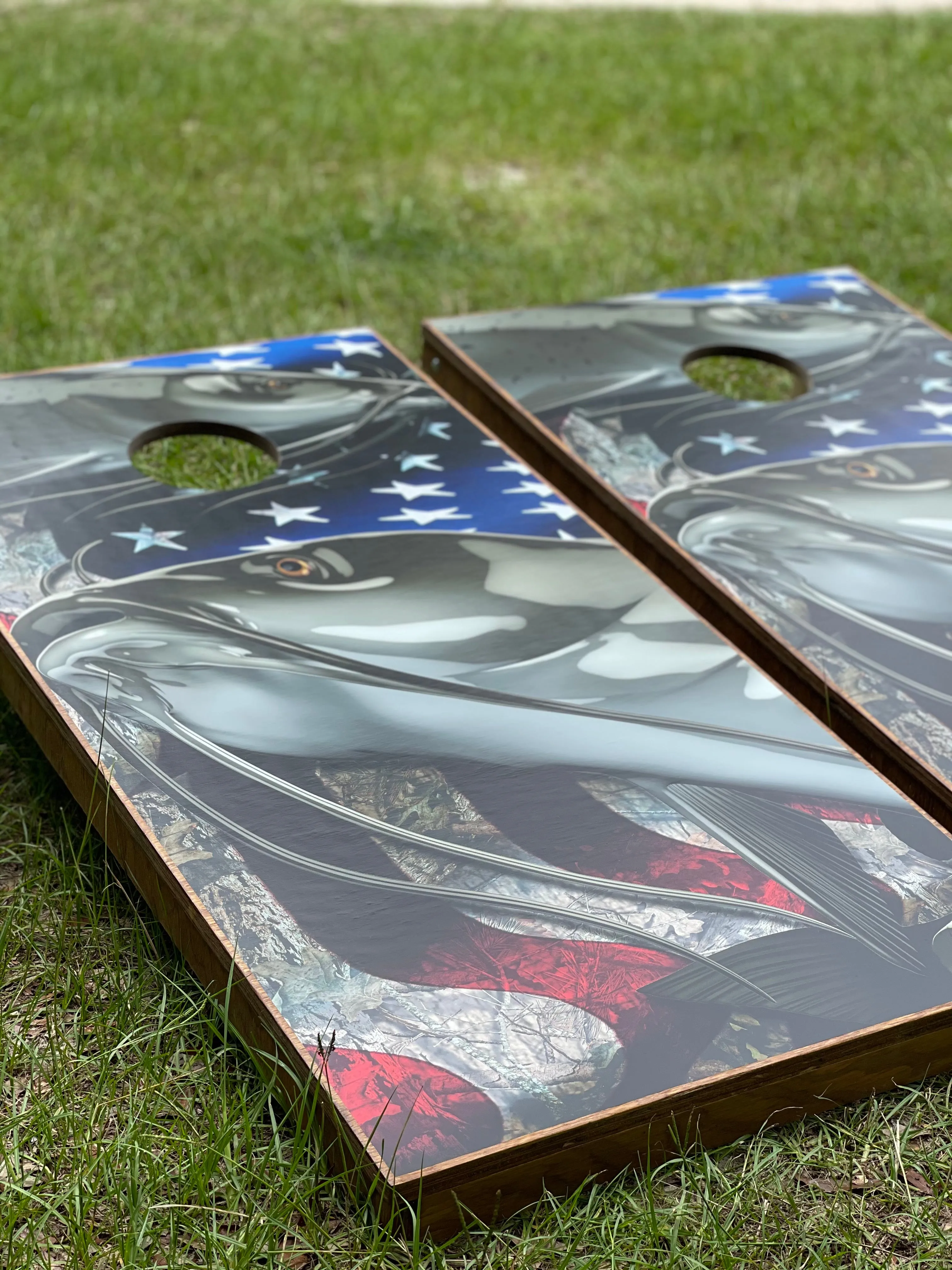 Catfish Cornhole Set With Bean Bags