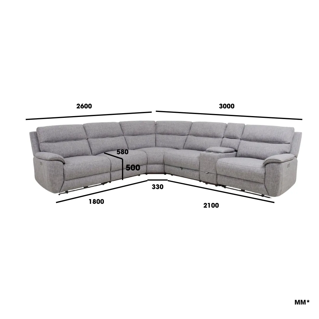 Chelsea 5 Seater Corner With Console Suite