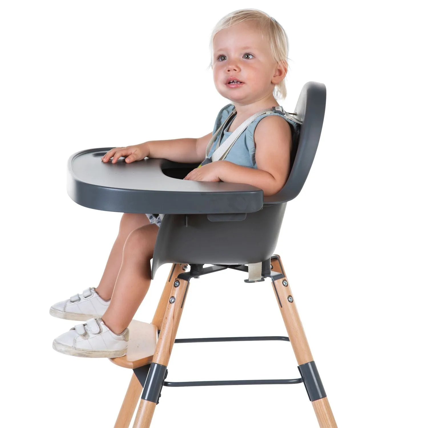 Childhome Evolu 2 High Chair - Natural Anthracite