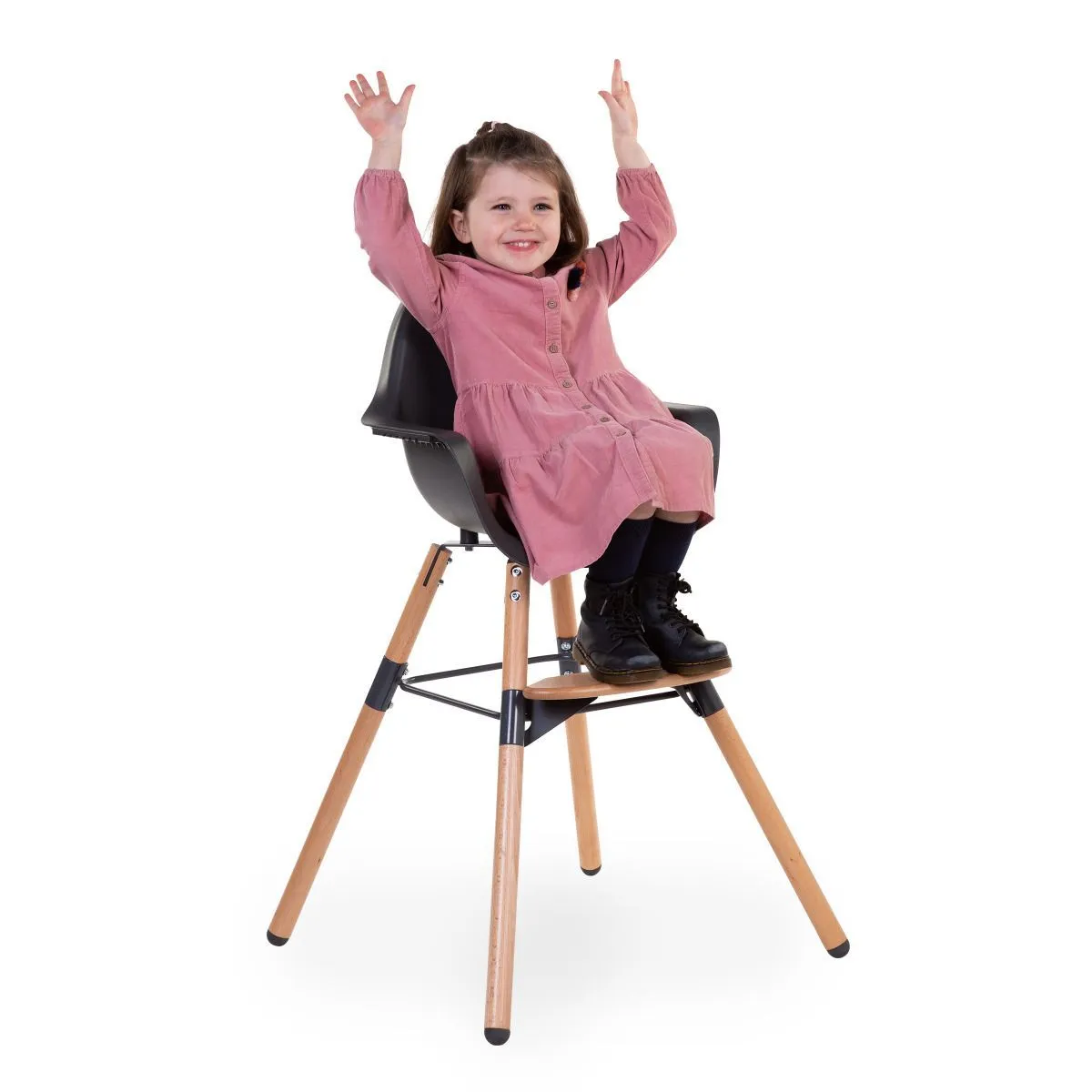 Childhome Evolu 2 High Chair - Natural Anthracite