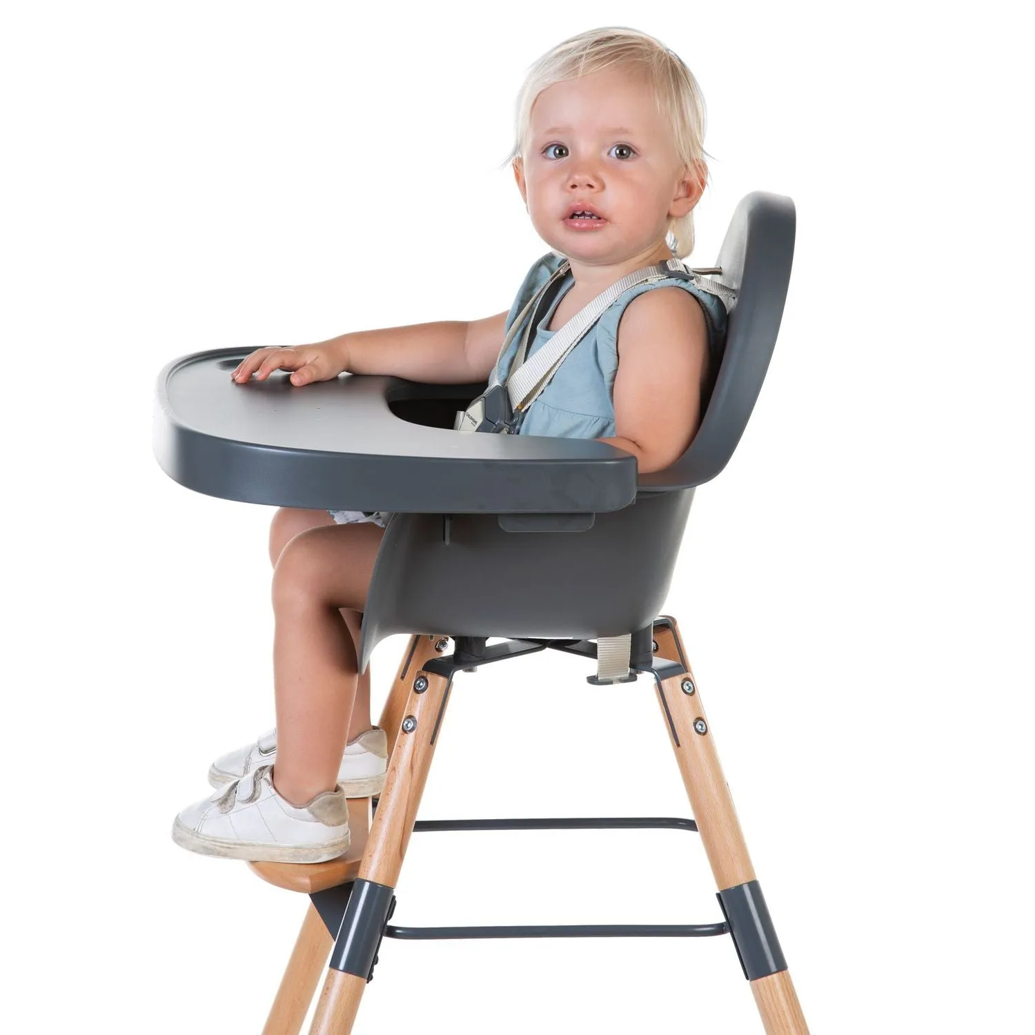 Childhome Evolu 2 High Chair - Natural Anthracite