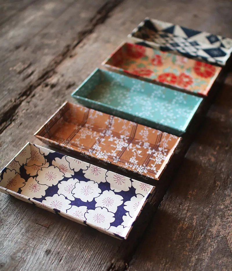 Chiyogami Paper Tray {Cherry Blossoms}