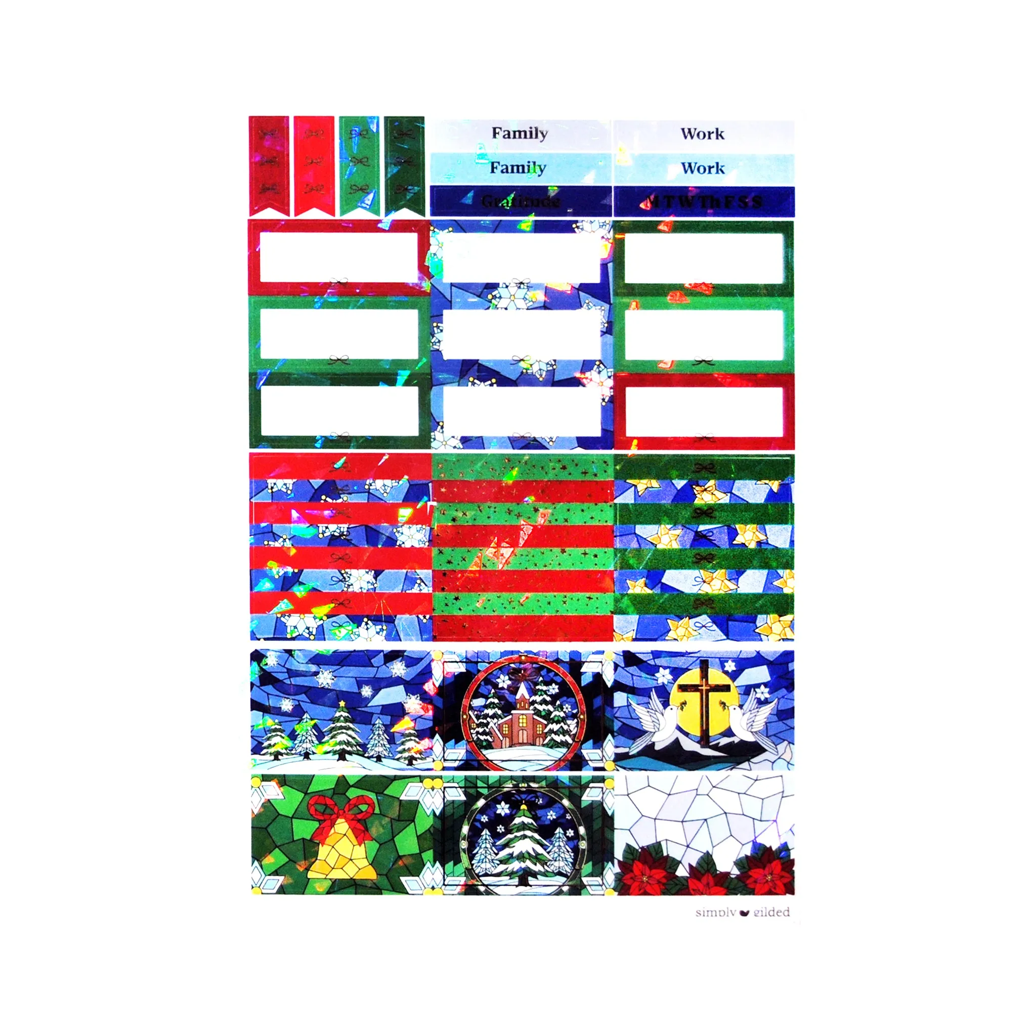 Christmas Stained Glass Bundle