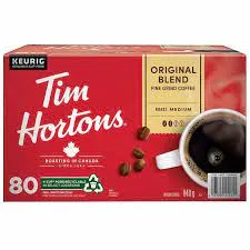 Coffee K-Cup Tim Hortons 80 Pack