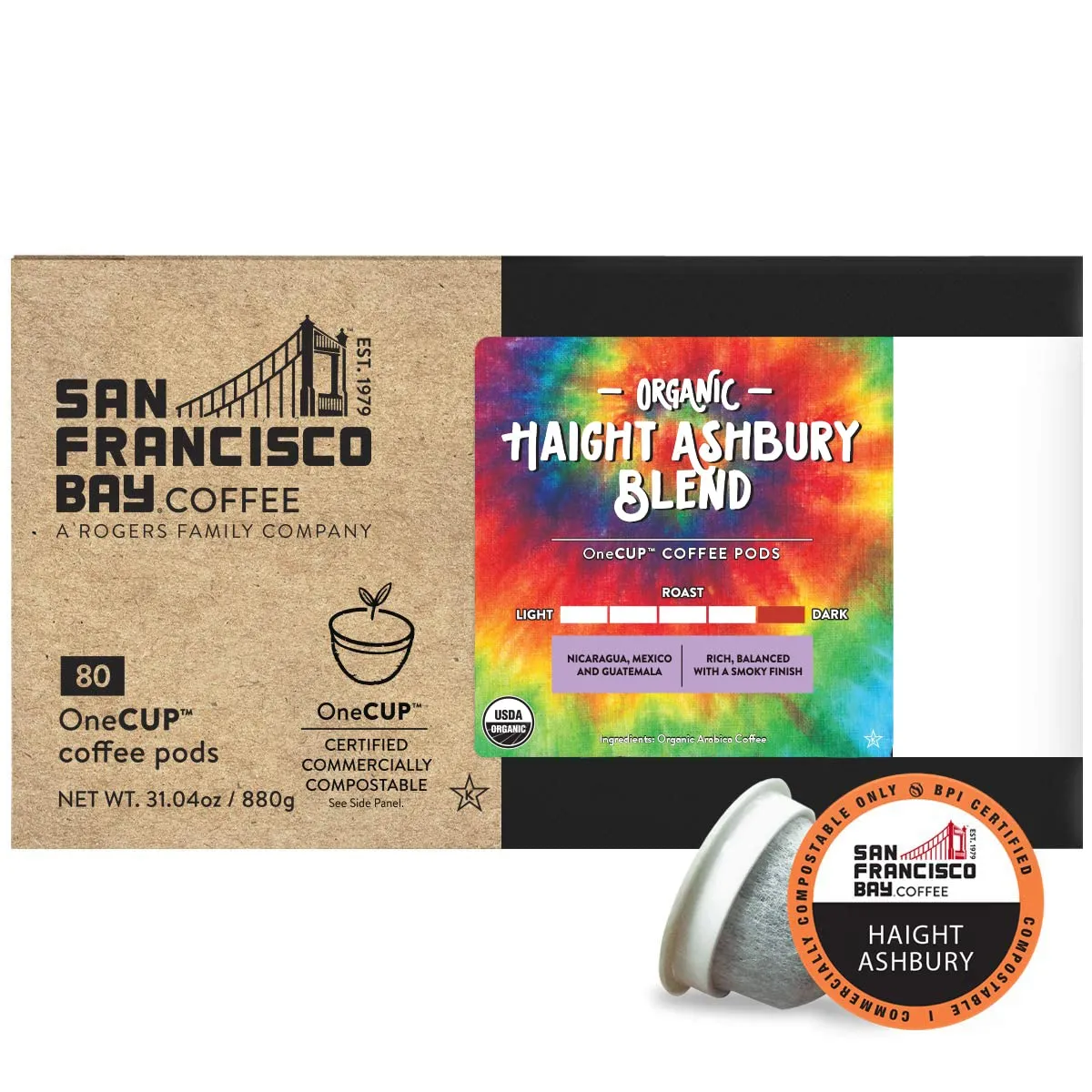 Compostable Coffee Pods, 80 Ct