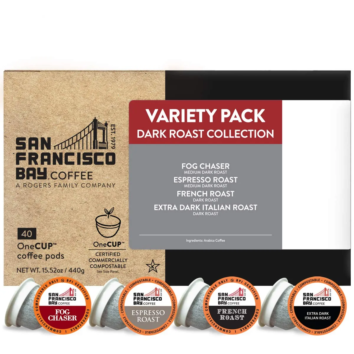 Compostable Coffee Pods, 80 Ct