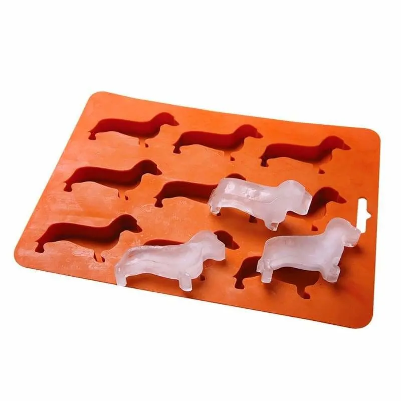 Dachshund Dog Shaped Ice Cube Tray