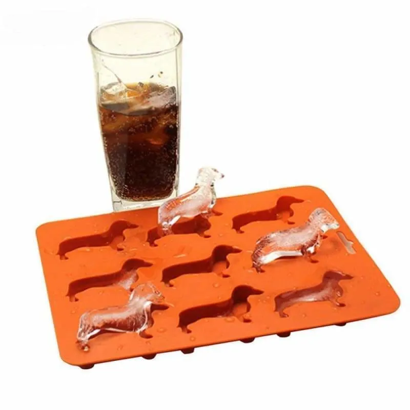 Dachshund Dog Shaped Ice Cube Tray