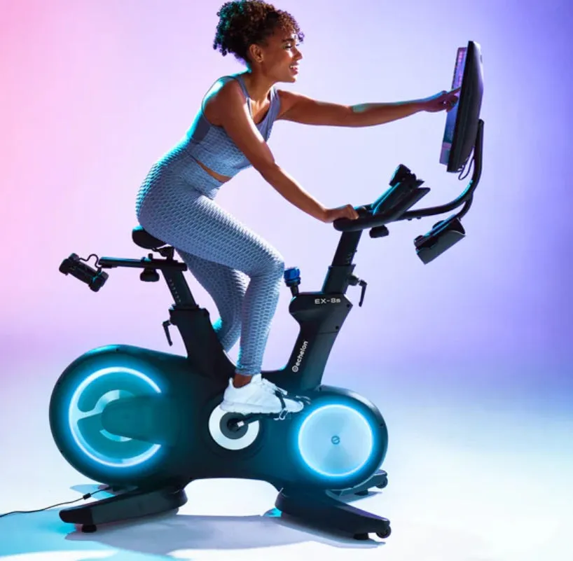 Echelon EX8s Upright Bike with 24' Monitor