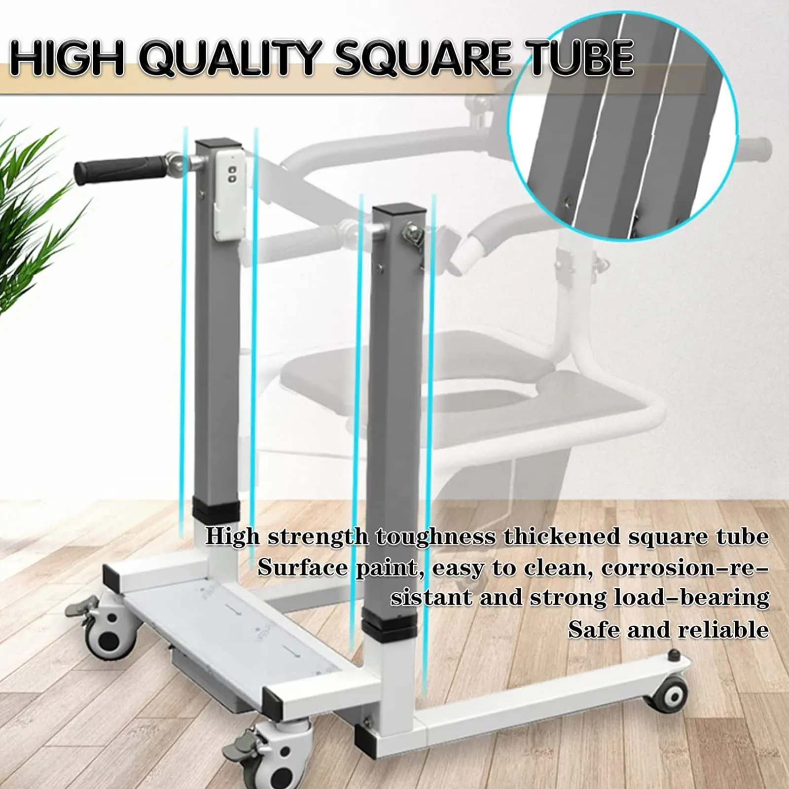 Electric Transfer Care Patient Lift - Transfer Wheelchair Patient Chair