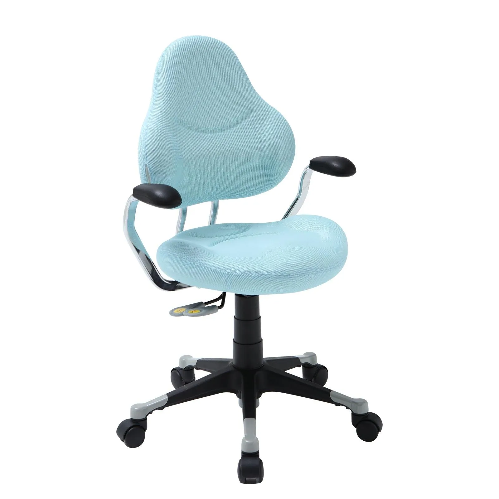 Ergonomic Children Kids Study Desk Chair Swivel Chair with Adjustable Height Mesh Mid-Back, Blue