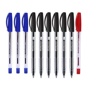 FABER-CASTELL Ball Point Pen 0.7mm Assorted - (Pack of 10)