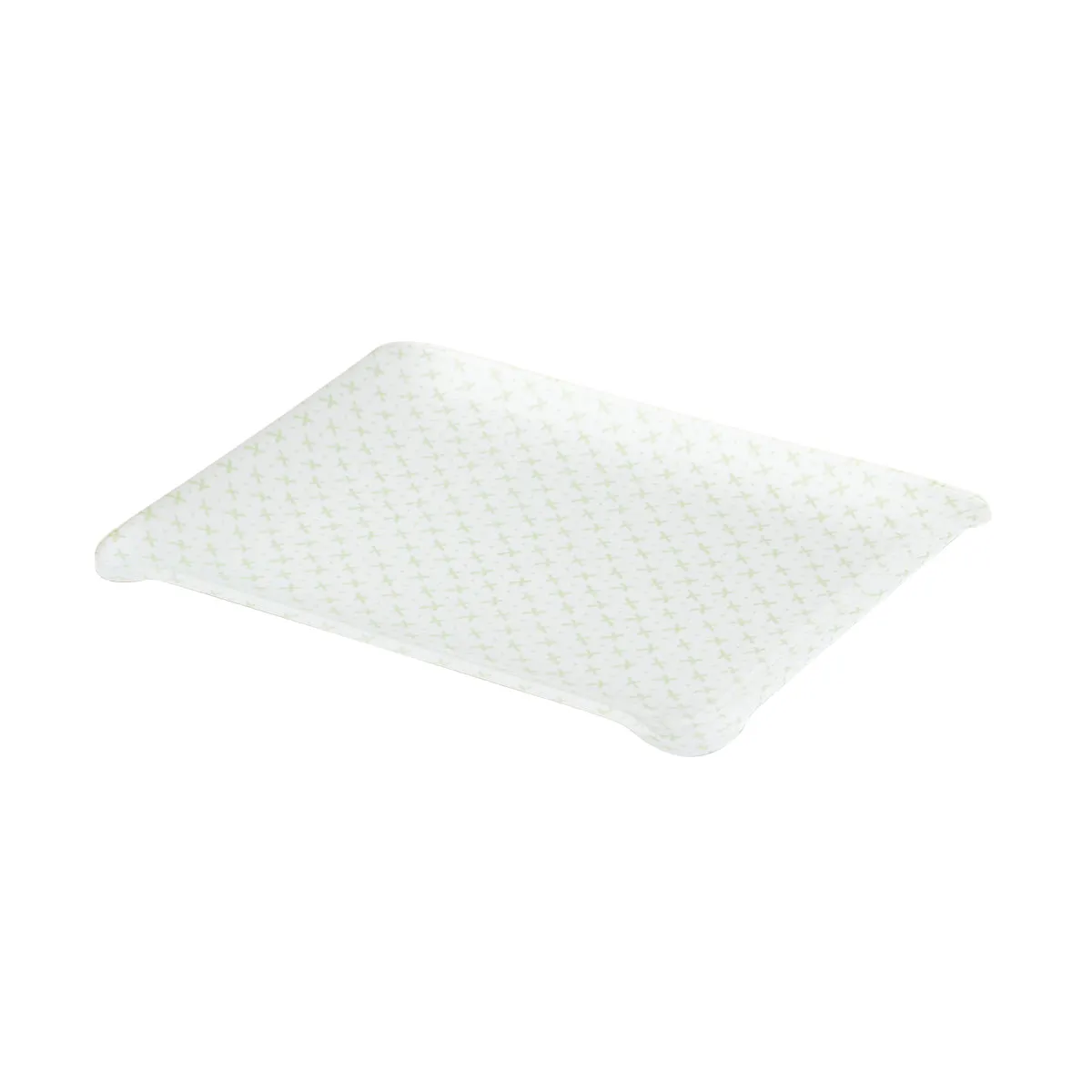 Fabric Tray Small Sprig Green