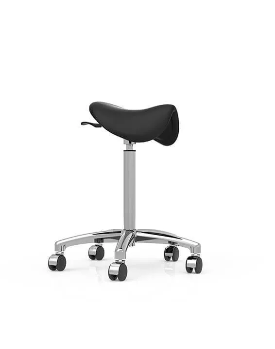 High-Quality Ergonomic Sit-Stand Saddle Chair with Back Support for Improved Posture