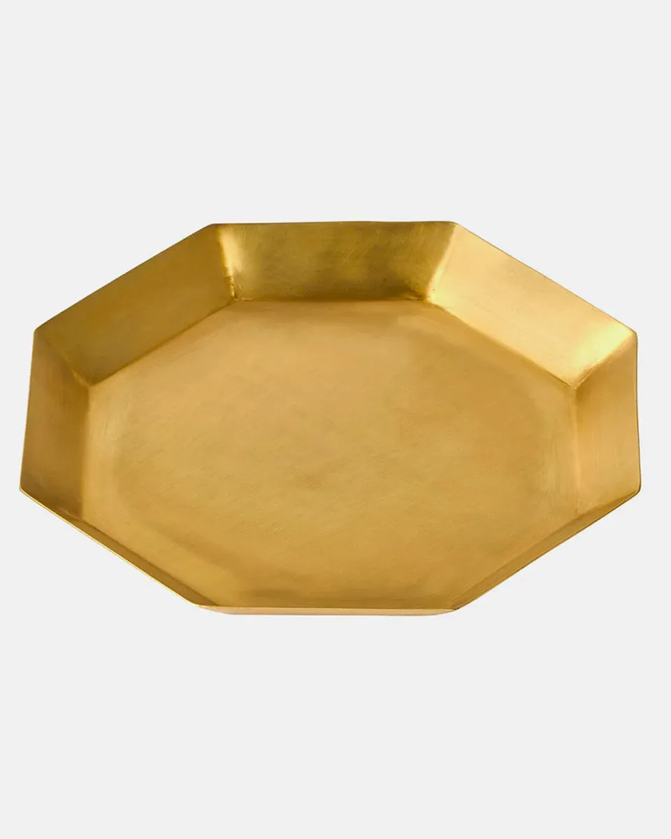 Fog Linen Work Brass Octagonal Plates