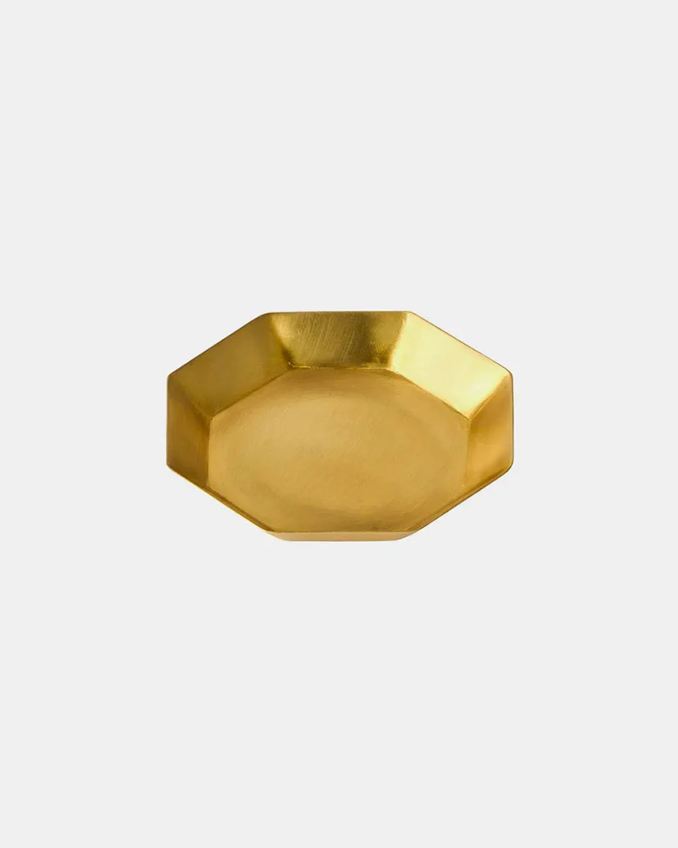 Fog Linen Work Brass Octagonal Plates