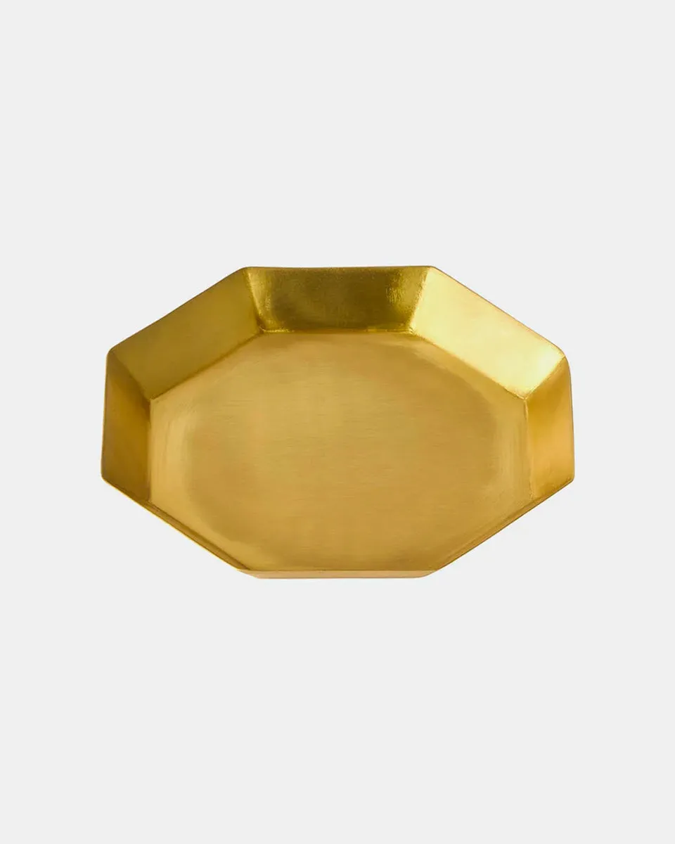 Fog Linen Work Brass Octagonal Plates