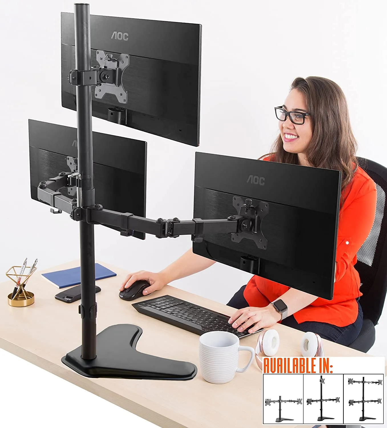 Freestanding Monitor Mounts (2-3 Monitor Options Available)