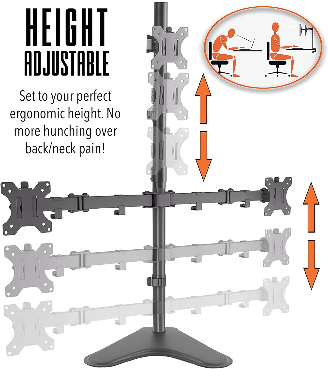 Freestanding Monitor Mounts (2-3 Monitor Options Available)