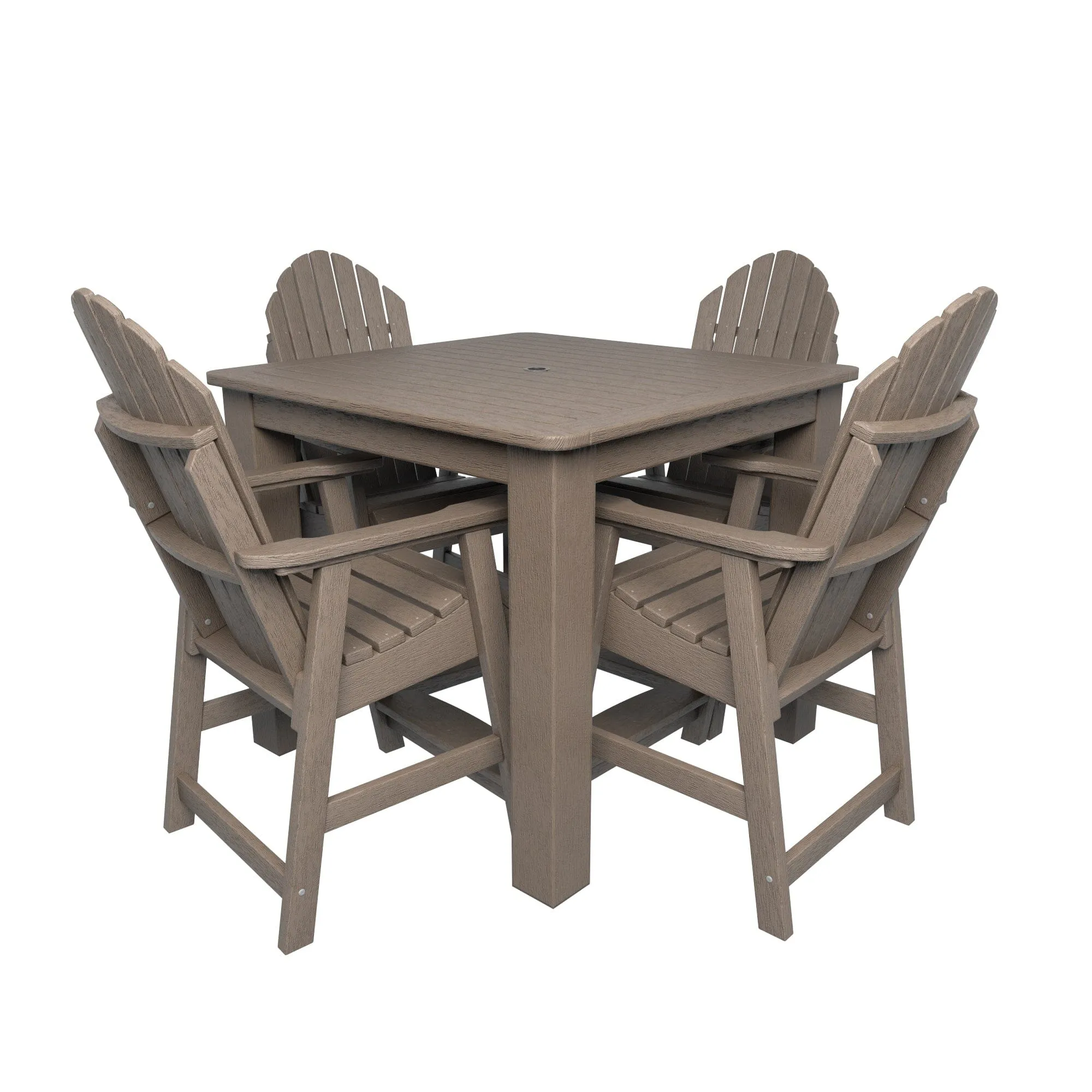 Hamilton 5pc Square Dining Set 42in x 42in - Counter Height