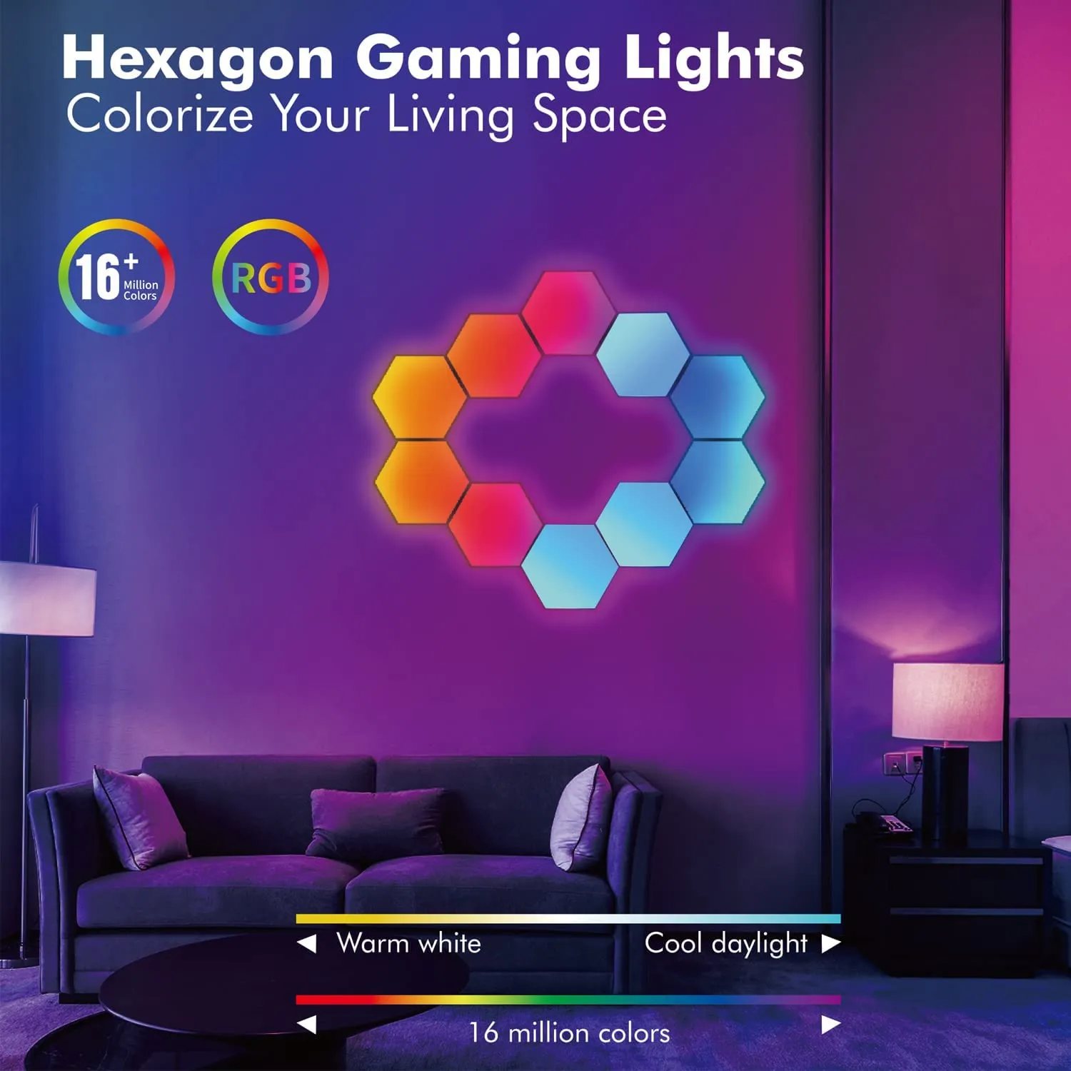 Hexagon Wall Lights