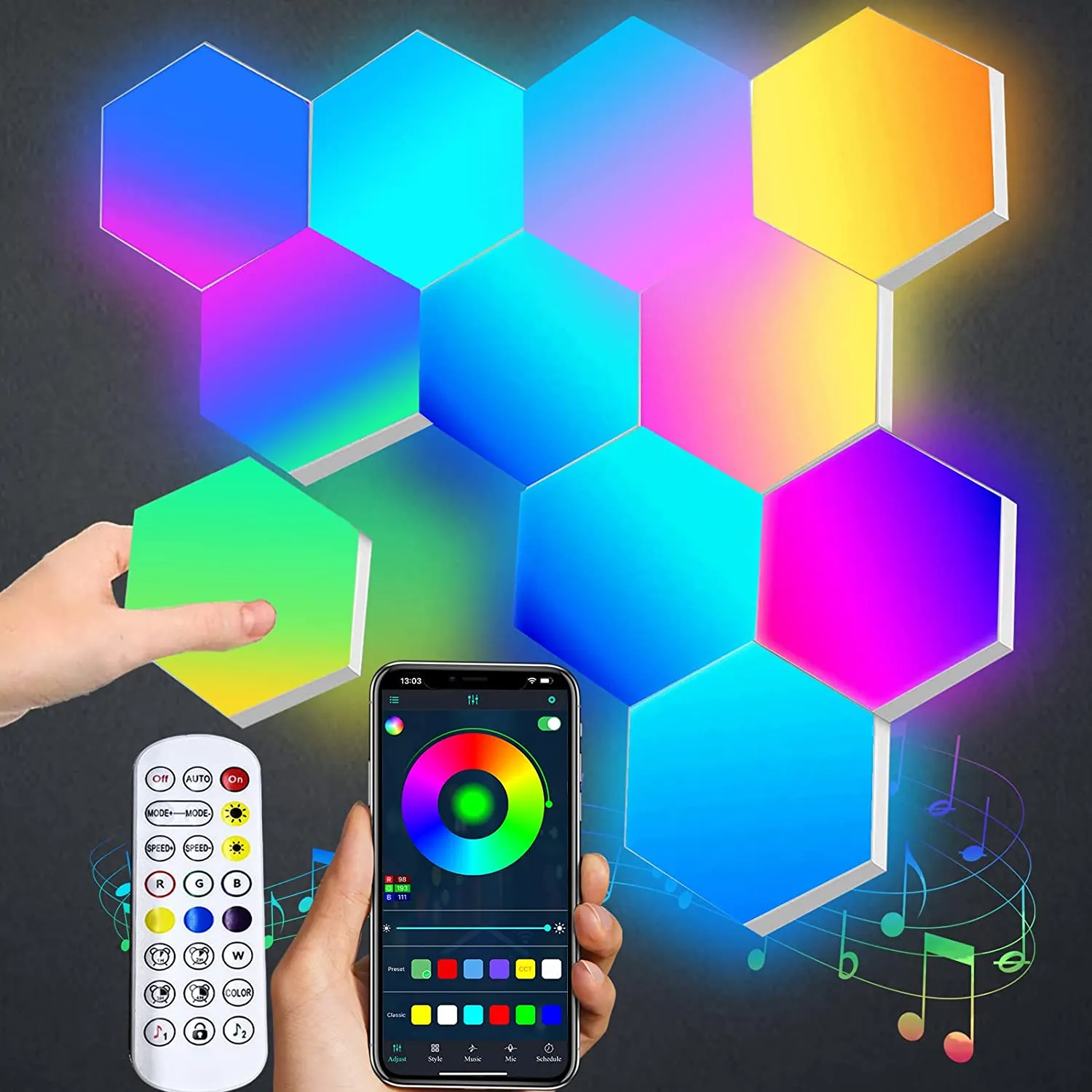 Hexagon Wall Lights