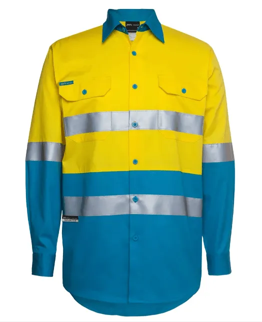 Hi Vis L/S (D N) 150G Work Shirt