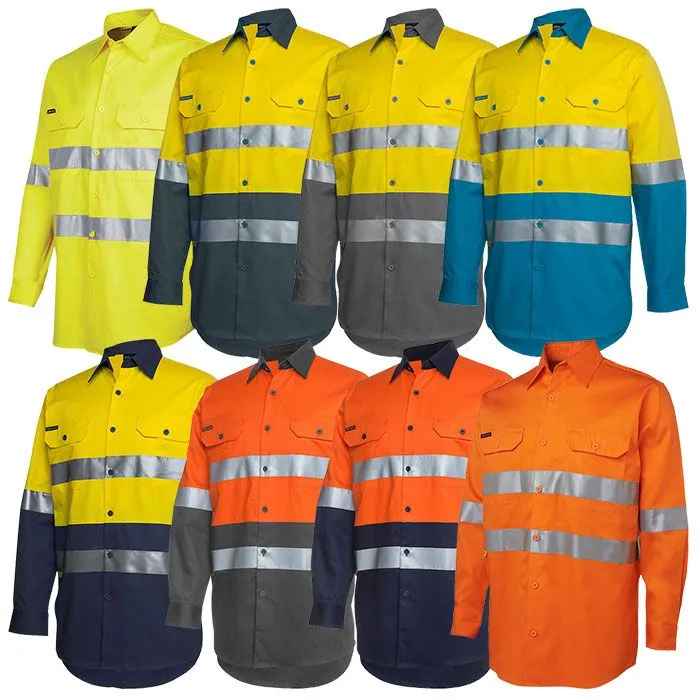 Hi Vis L/S (D N) 150G Work Shirt