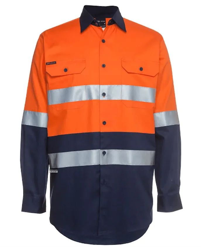 Hi Vis L/S (D N) 150G Work Shirt