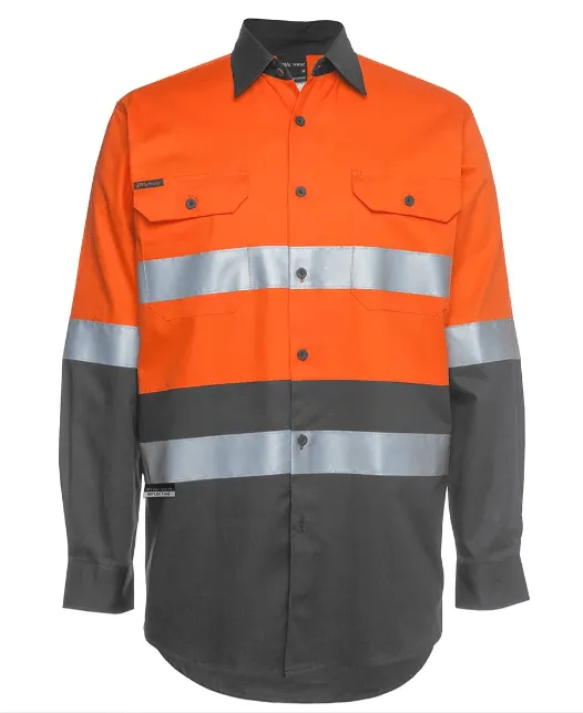 Hi Vis L/S (D N) 150G Work Shirt