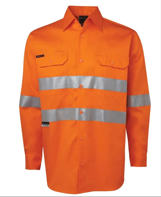 Hi Vis L/S (D N) 150G Work Shirt