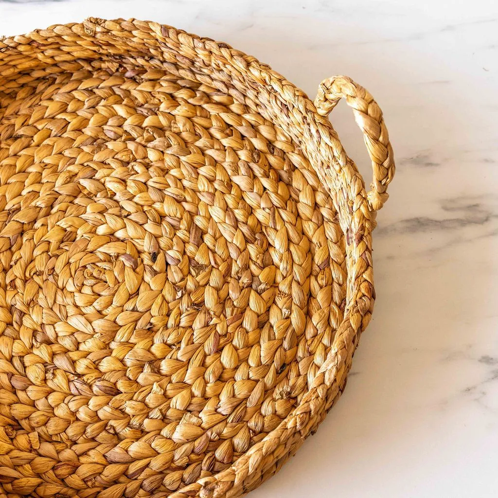 Hyacinth Woven Tray